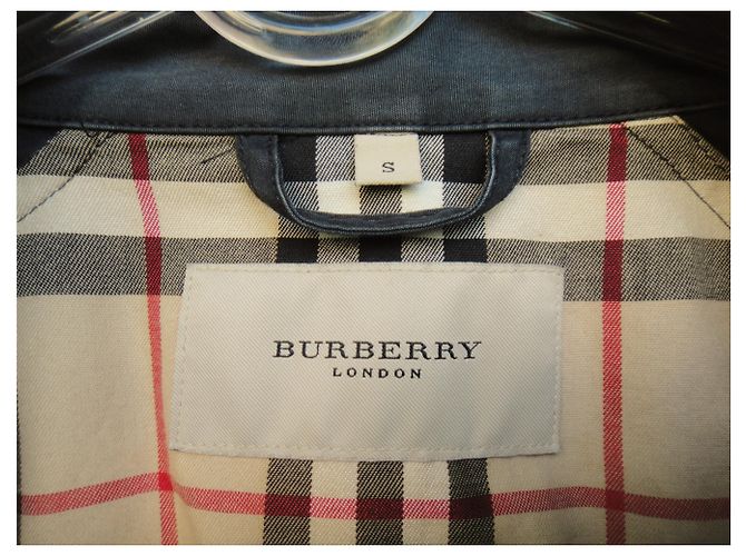 leichte wasserdichte Burberry Größe S Marineblau - Ansicht 4