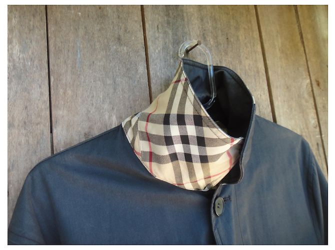 leichte wasserdichte Burberry Größe S Marineblau - Ansicht 6