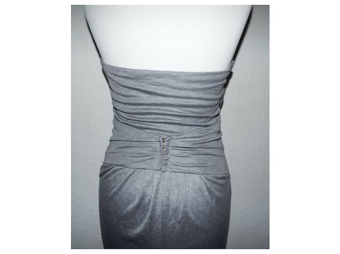 Max Mara Neckholder Kleid Grau Viscose - Ansicht 5