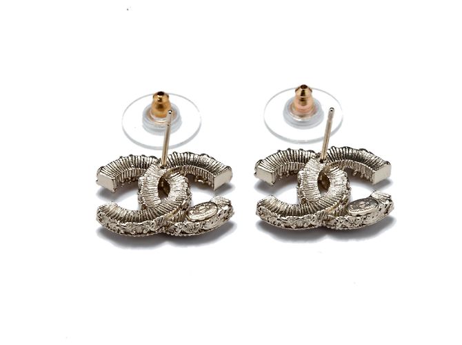 Chanel GROßES CC SCHWARZES EMAILLE Golden - Ansicht 5
