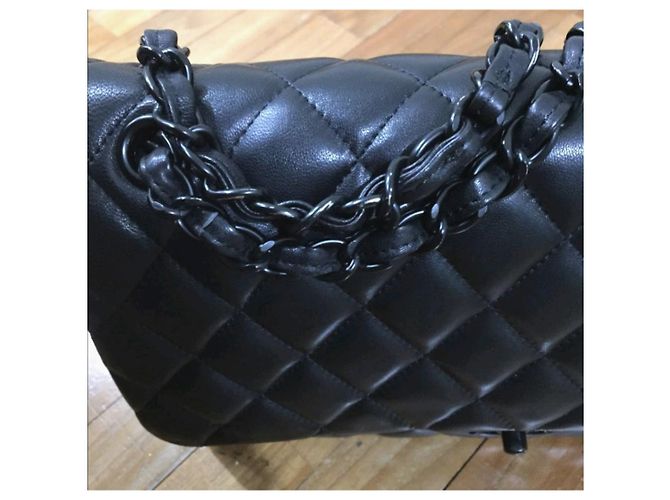 Timeless Chanel Jumbo so Black bag classica con patta Nero - vista 5