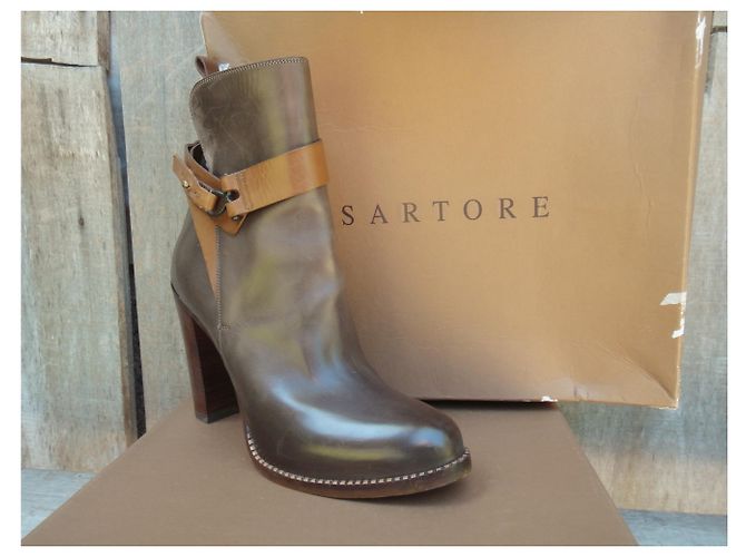 Sartore botas satore p 40 1/2 Castaño - vista 9