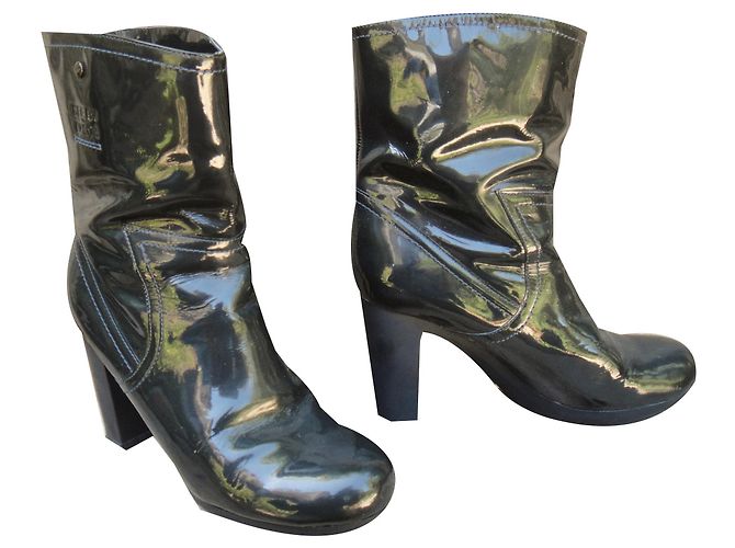 Botas de charol See by Chloé 38 Verde oscuro - vista 2
