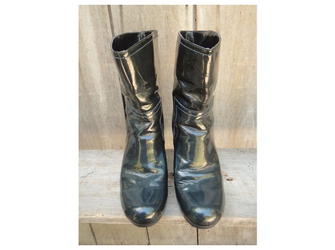 Botas de charol See by Chloé 38 Verde oscuro - vista 6