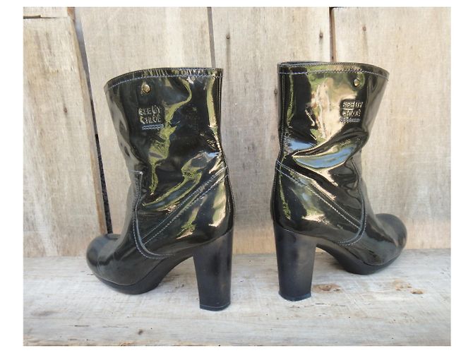 Botas de charol See by Chloé 38 Verde oscuro - vista 7
