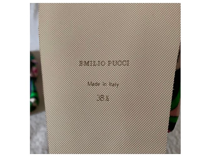 Emilio Pucci Scivoli in velluto stampati - vista 7