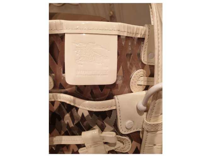 Burberry Tote Bag Eggshell Aus weiß - Ansicht 5