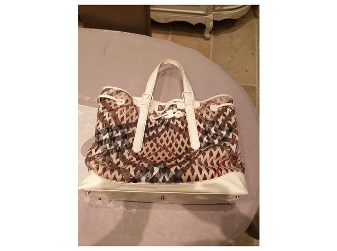 Burberry Tote Bag Eggshell Aus weiß - Ansicht 8