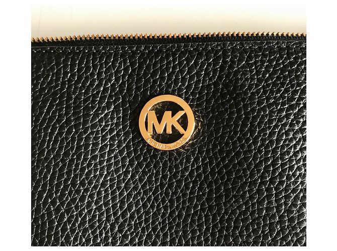 Michael Kors schwarze Lederbrieftasche - Ansicht 2