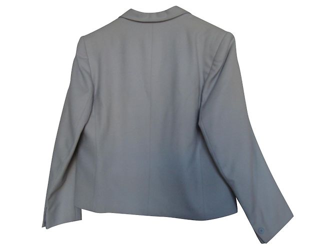 inconnue Spencer Wolljacke grau - Ansicht 2