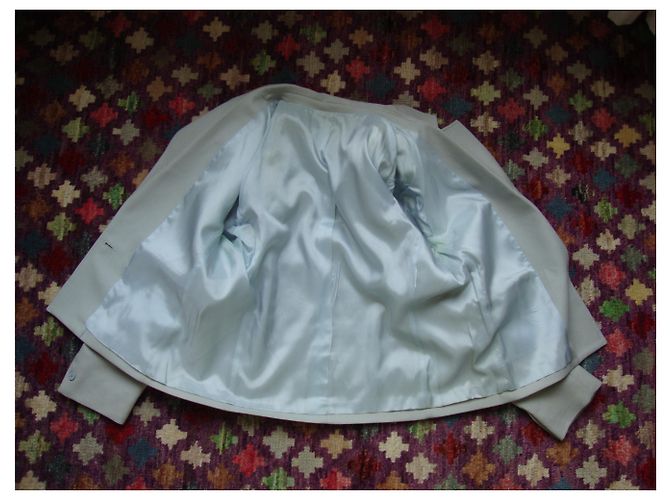 inconnue Spencer Wolljacke grau - Ansicht 5