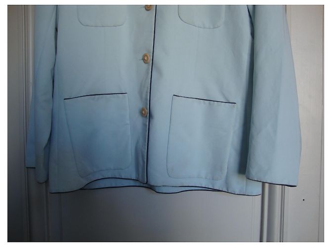 inconnue Sommerblazer hellblau Polyester Größe 42 - Ansicht 4