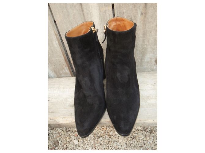 Botas de ante Chloé 38 1/2 Negro - vista 3