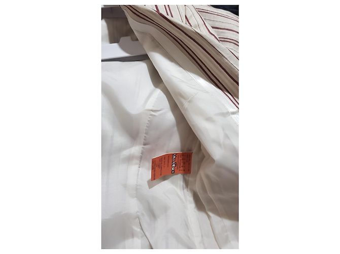 Blazer Hugo Boss de lino a rayas Multicolor - vista 4