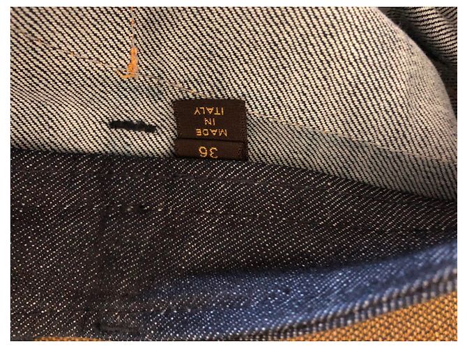 Louis Vuitton Jeans de talle alto,  2016 Azul - vista 5