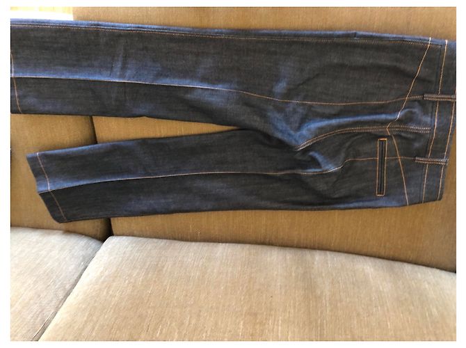 Louis Vuitton Jeans de talle alto,  2016 Azul - vista 7