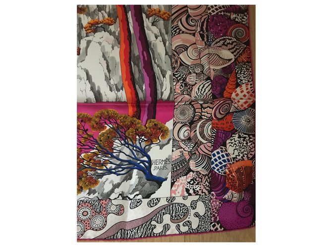 Hermès Sciarpa 90 Hermes Siesta in Paradise Multicolore - vista 3
