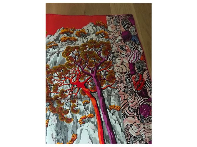 Hermès Sciarpa 90 Hermes Siesta in Paradise Multicolore - vista 6