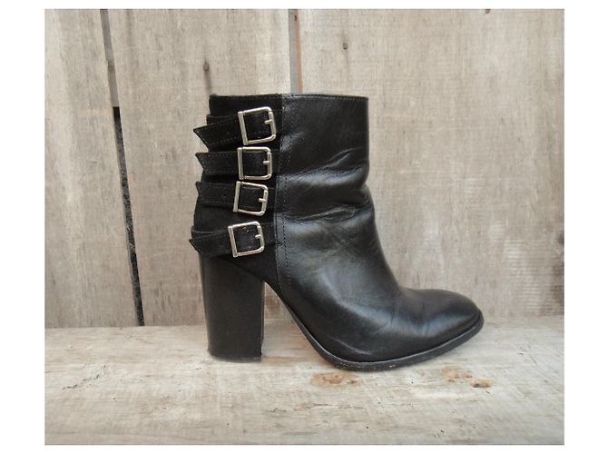 botas de hebilla talla IKKS 38 Negro - vista 2