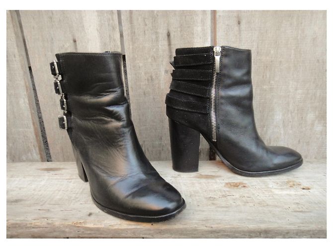 botas de hebilla talla IKKS 38 Negro - vista 3