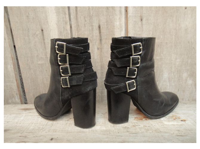botas de hebilla talla IKKS 38 Negro - vista 5