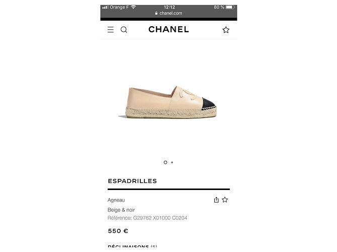 Chanel Espadrilles Black Beige - view 11