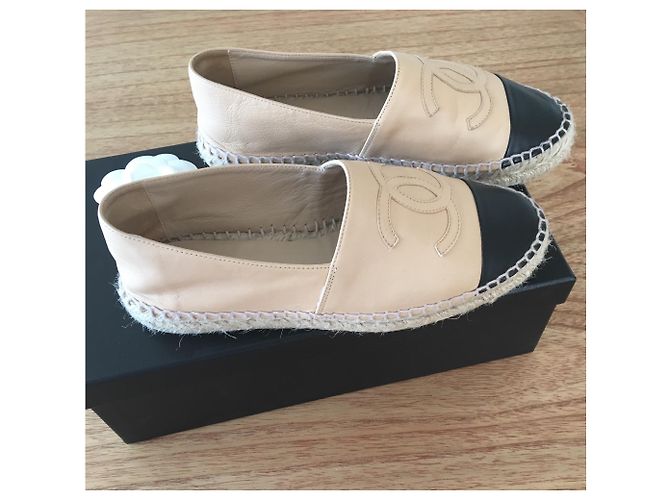 Chanel Espadrilles Black Beige - view 4