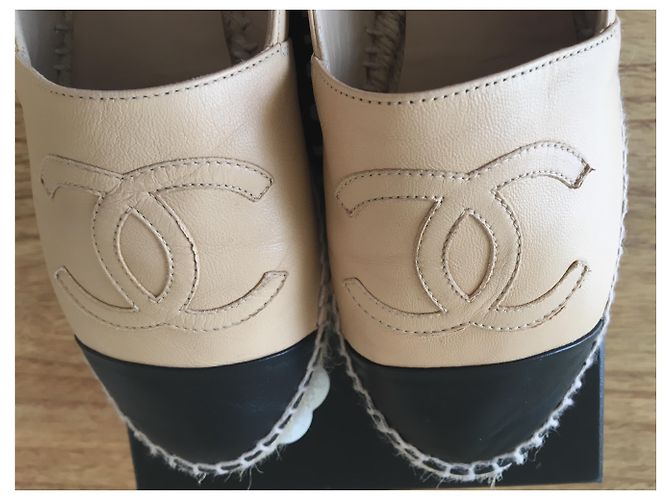 Chanel Espadrilles Black Beige - view 7