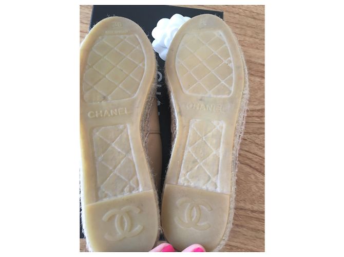 Chanel Espadrilles Black Beige - view 8
