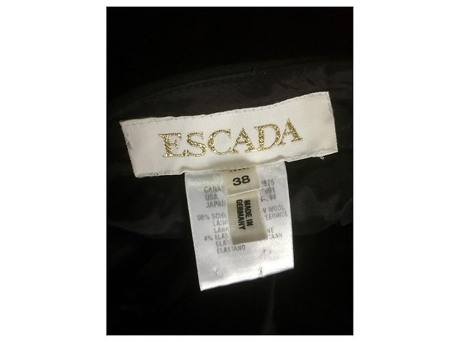 Asymmetrischer Escada Rock Schwarz - Ansicht 4