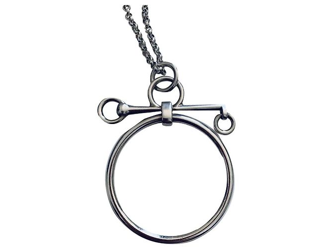 Hermès SAUTOIR MORS DE BRIDE Plata - vista 2