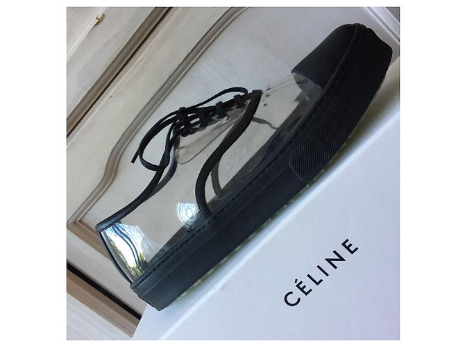 Sneakers Céline in pelle nera Nero - vista 2
