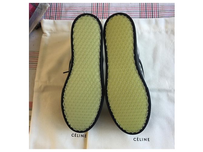 Sneakers Céline in pelle nera Nero - vista 4