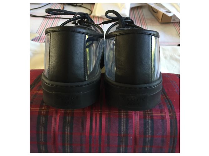 Sneakers Céline in pelle nera Nero - vista 5