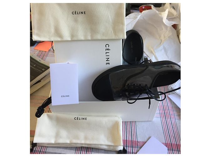 Sneakers Céline in pelle nera Nero - vista 7