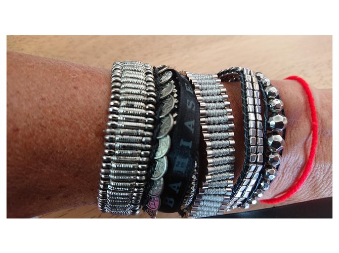 Hipanema HFFANEMA CUFF Negro Plata - vista 4