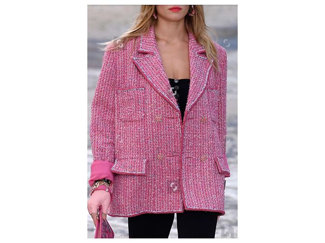 Cambon Chanel 2019 Primavera verano Rosa Blanco roto Azul claro - vista 13
