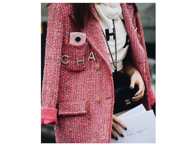 Cambon Chanel 2019 Primavera verano Rosa Blanco roto Azul claro - vista 3