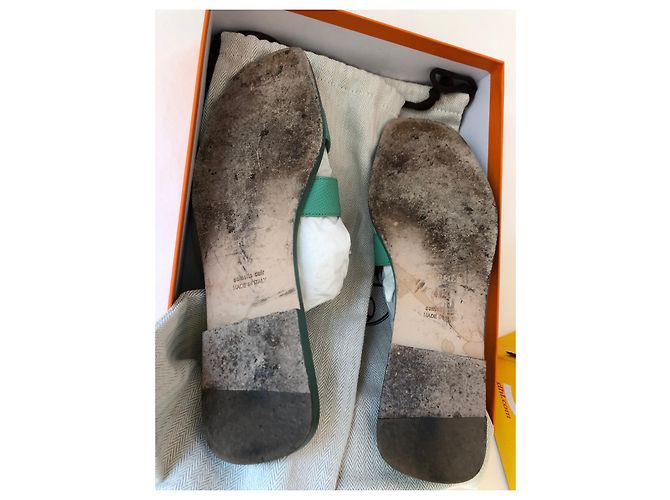 Hermès Oran H Epsom Verde - vista 10