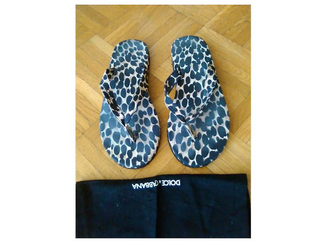 DOLCE & GABBANA Slipper aus Seide Leopardenprint - Ansicht 2