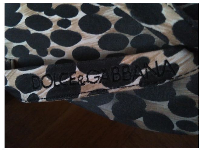 DOLCE & GABBANA Slipper aus Seide Leopardenprint - Ansicht 5