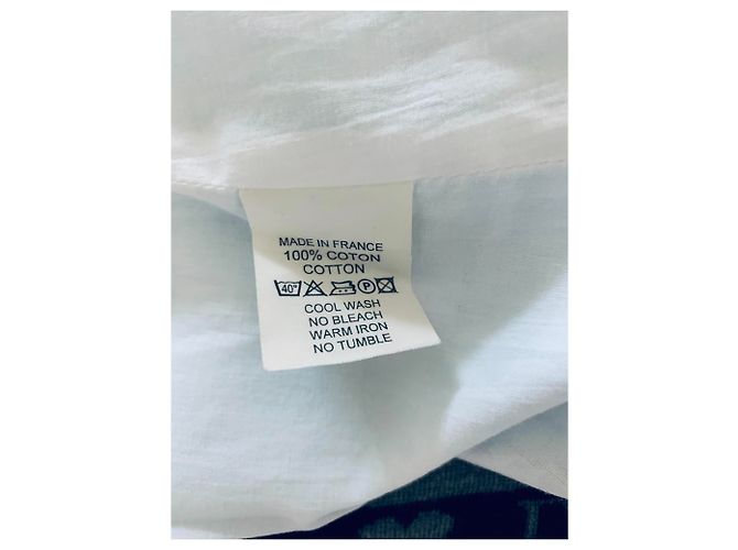 Completo Gonna Courreges Blu Cotone - vista 6
