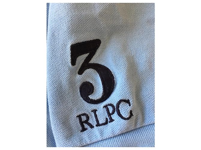 Polo Ralph Lauren Custom Fit Polo in cotone azzurro - vista 4