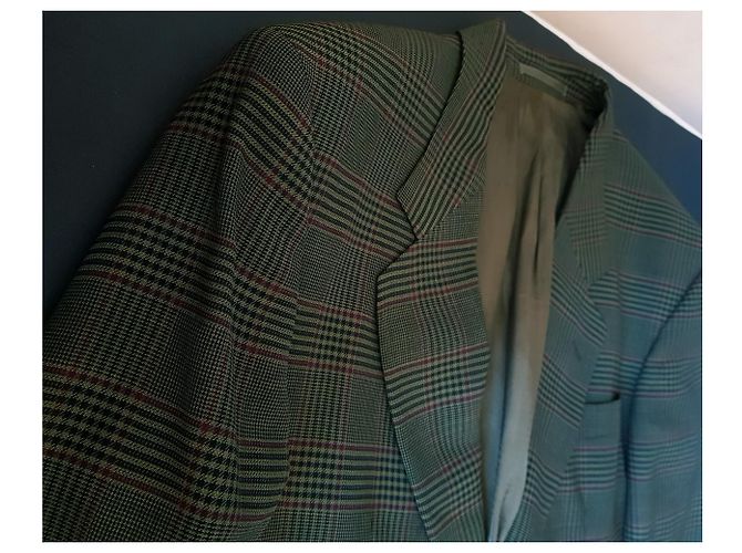 Hugo Boss Wollblazer Tartan rot grün Mehrfarben - Ansicht 4