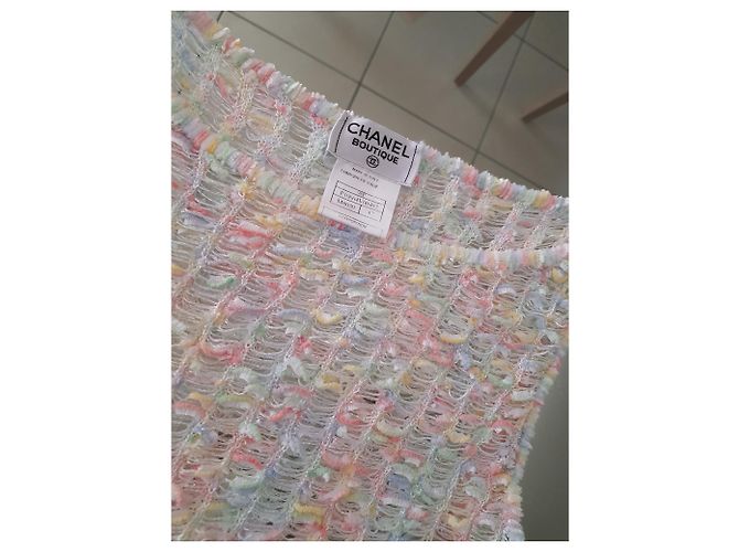 Top de punto CHANEL pastel arcoiris Multicolor - vista 3