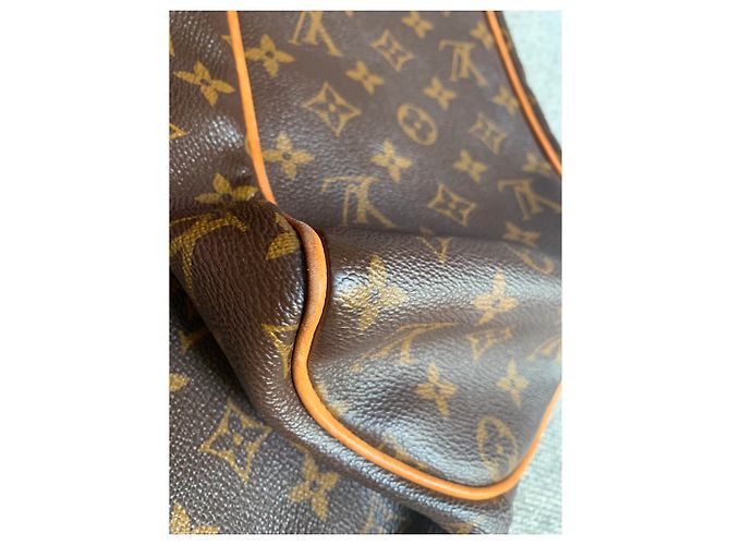 Louis Vuitton Delightful Shopper Hellbraun Stoff - Ansicht 7