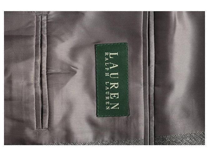 Giacca Ralph Lauren in lana beige e grigia Grigio - vista 3