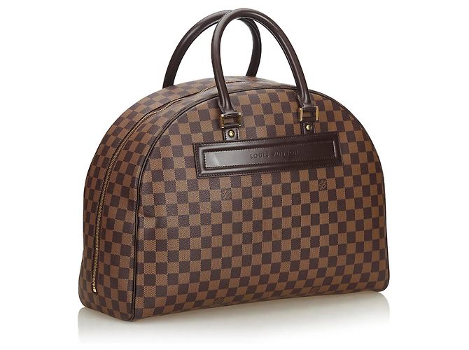 Louis Vuitton Brown Damier Ebene Nolita 24 HEURES Marrone - vista 2