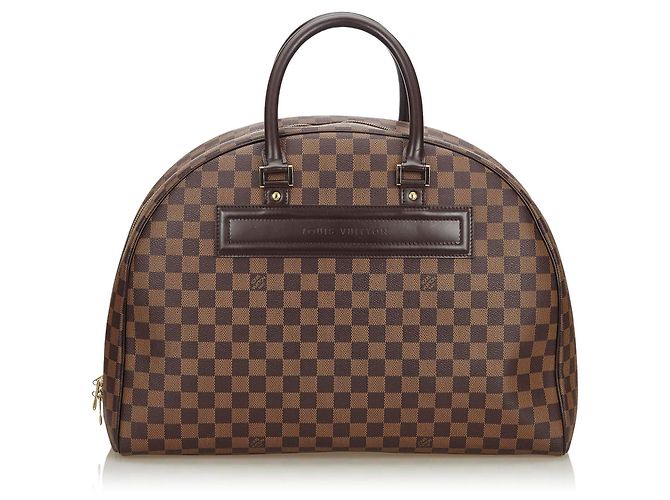 Louis Vuitton Brown Damier Ebene Nolita 24 HEURES Marrone - vista 3