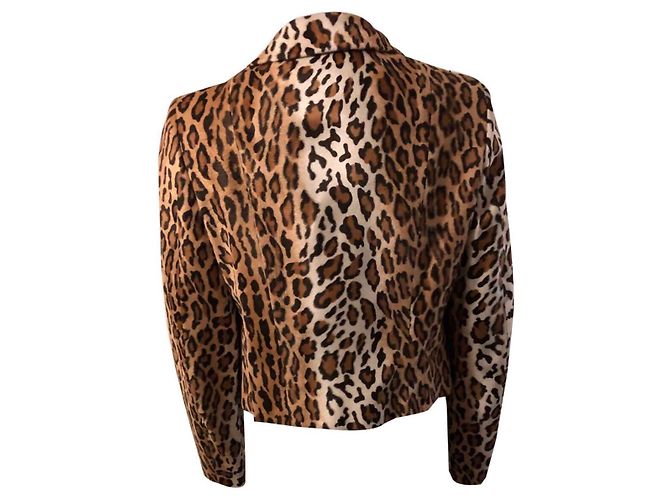 Moschino Cheap And Chic Giacca con stampa leopardata - vista 2